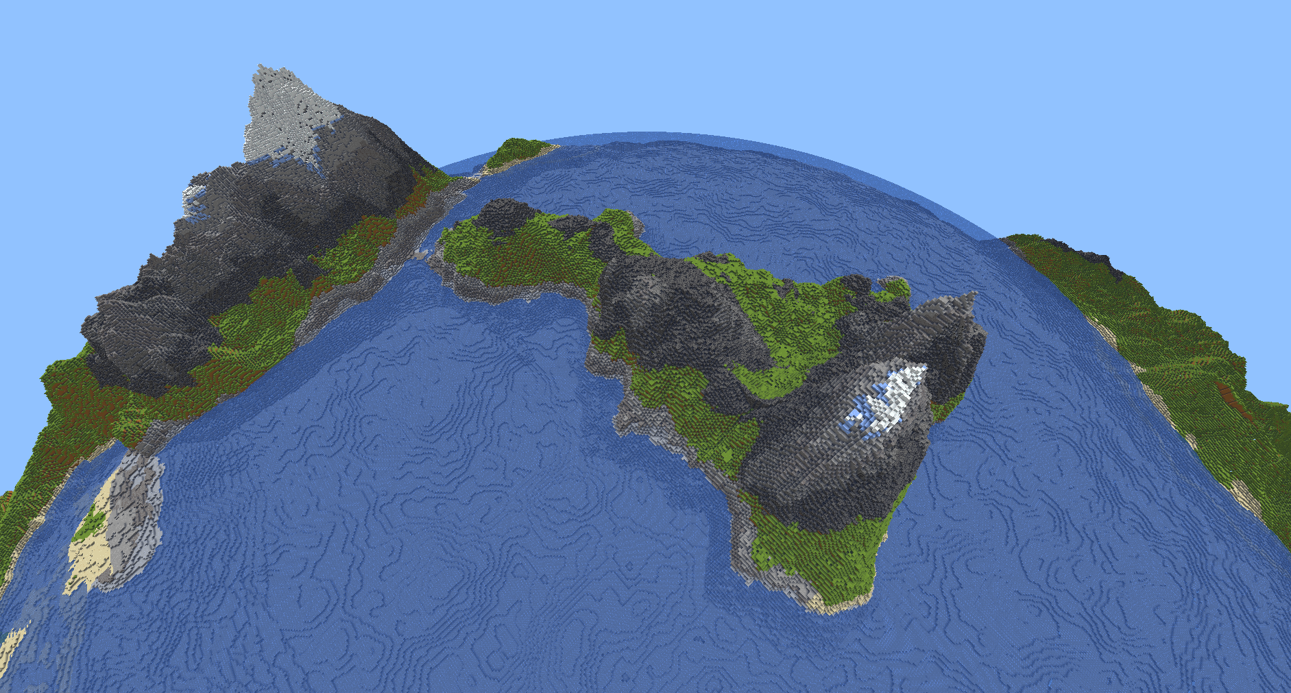 Mini Minecraft Continents